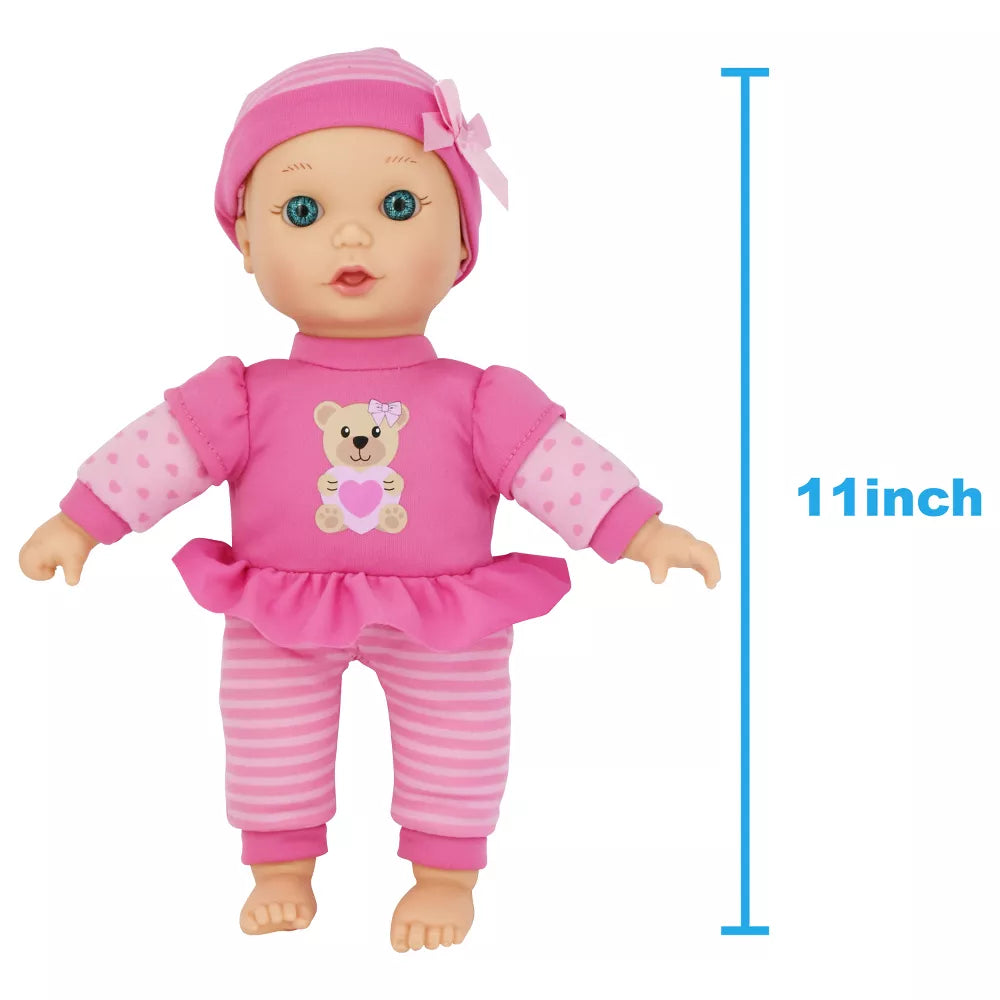 بيبي مزيونه دمية مع عجلة لعب وملحقاتها دمى المواليد Baby Maziuna