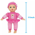 بيبي مزيونه دمية مع عجلة لعب وملحقاتها دمى المواليد Baby Maziuna