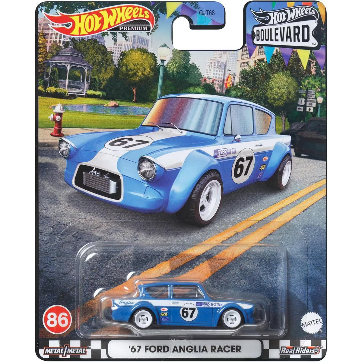 هوت ويلز سيارة فورد أنجليا ريسر سيارات داي كاست HotWheels