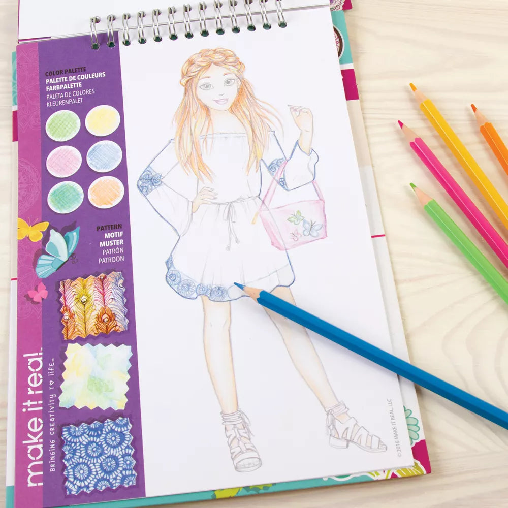 ميك ات ريل العاب تصميم الازياء اشكال متنوعة رسم و تلوين Make it Real