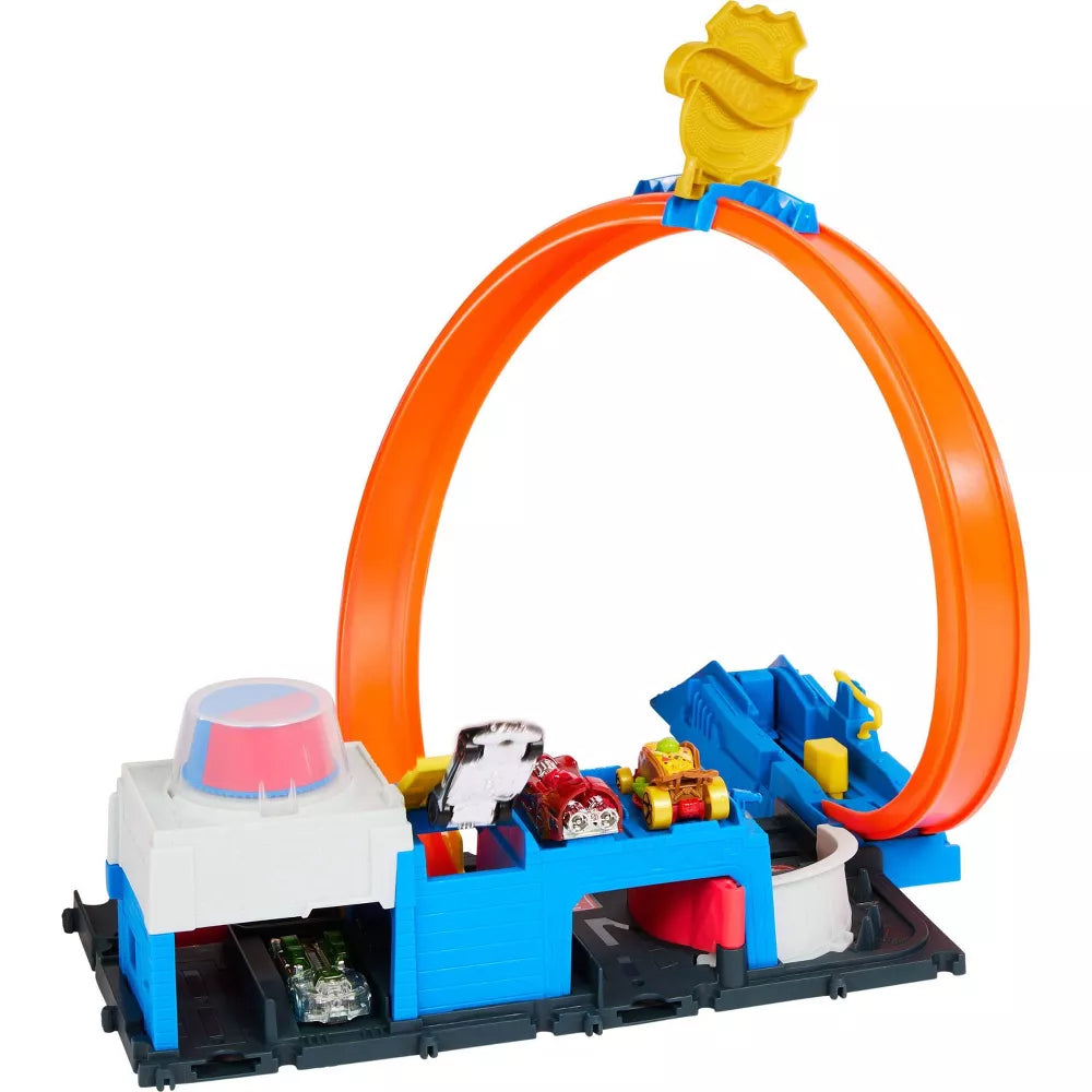 هوت ويلز مسار محطة شرطة سوبر مركبات مع مسار HotWheels