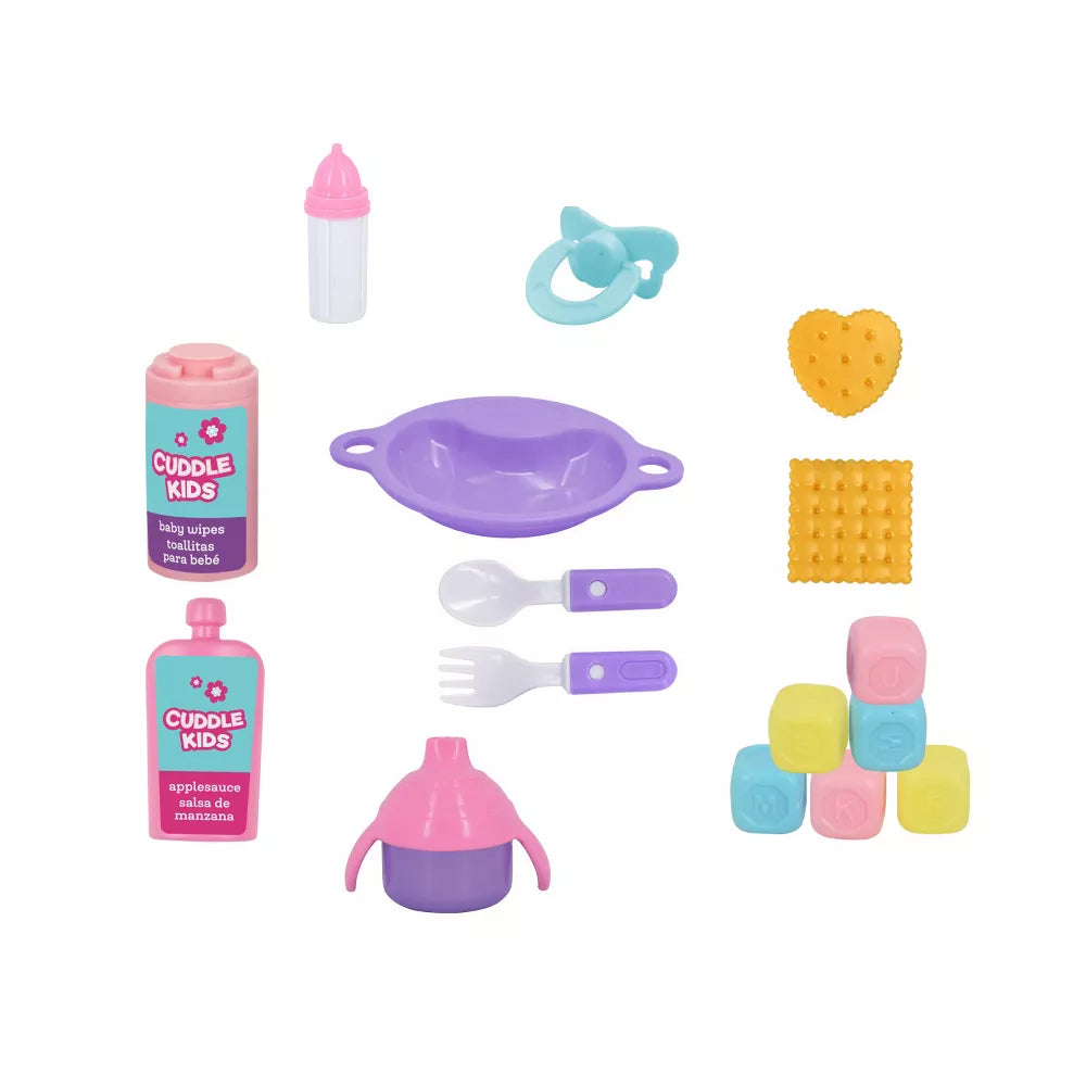 بيبي مزيونه دمية مع عجلة لعب وملحقاتها دمى المواليد Baby Maziuna