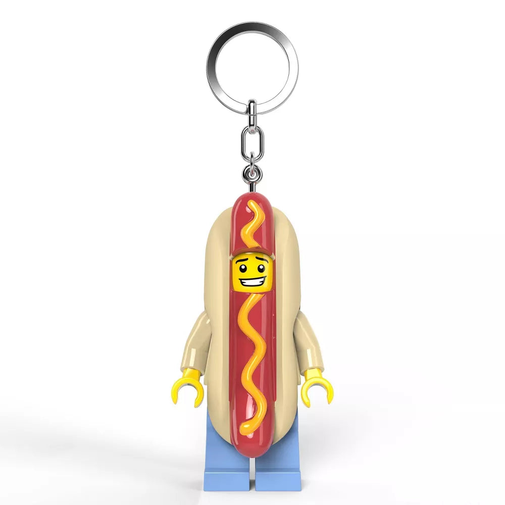 ليجو ميني فيجرز سلسلة مفاتيح هوت دوج مكعبات التركيب LEGO