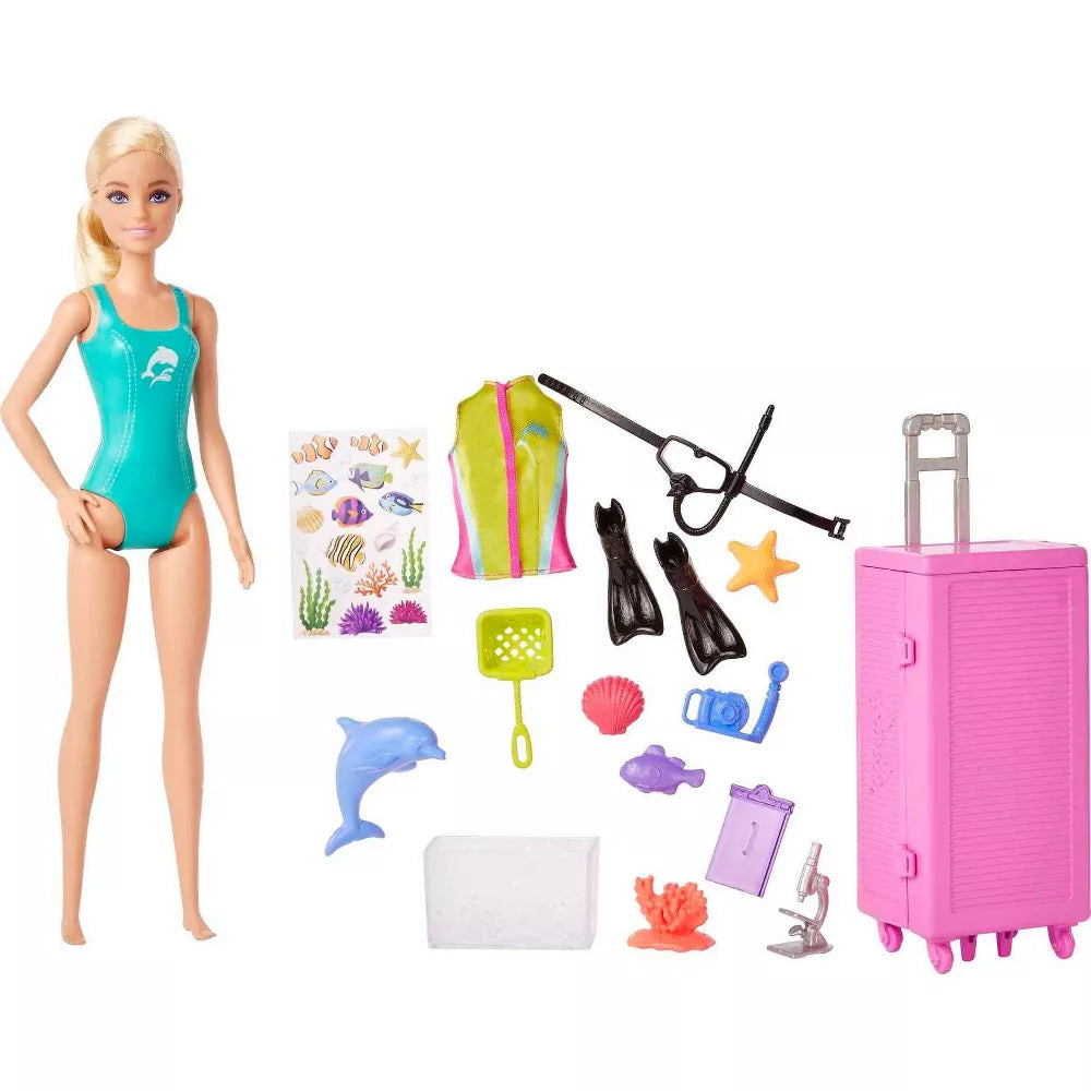 باربي دمية البيولوجي مارين دمية مع اكسسوارات Barbie