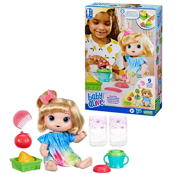 بيبي الايف دمية فروتي سيبس دمى المواليد Baby Alive