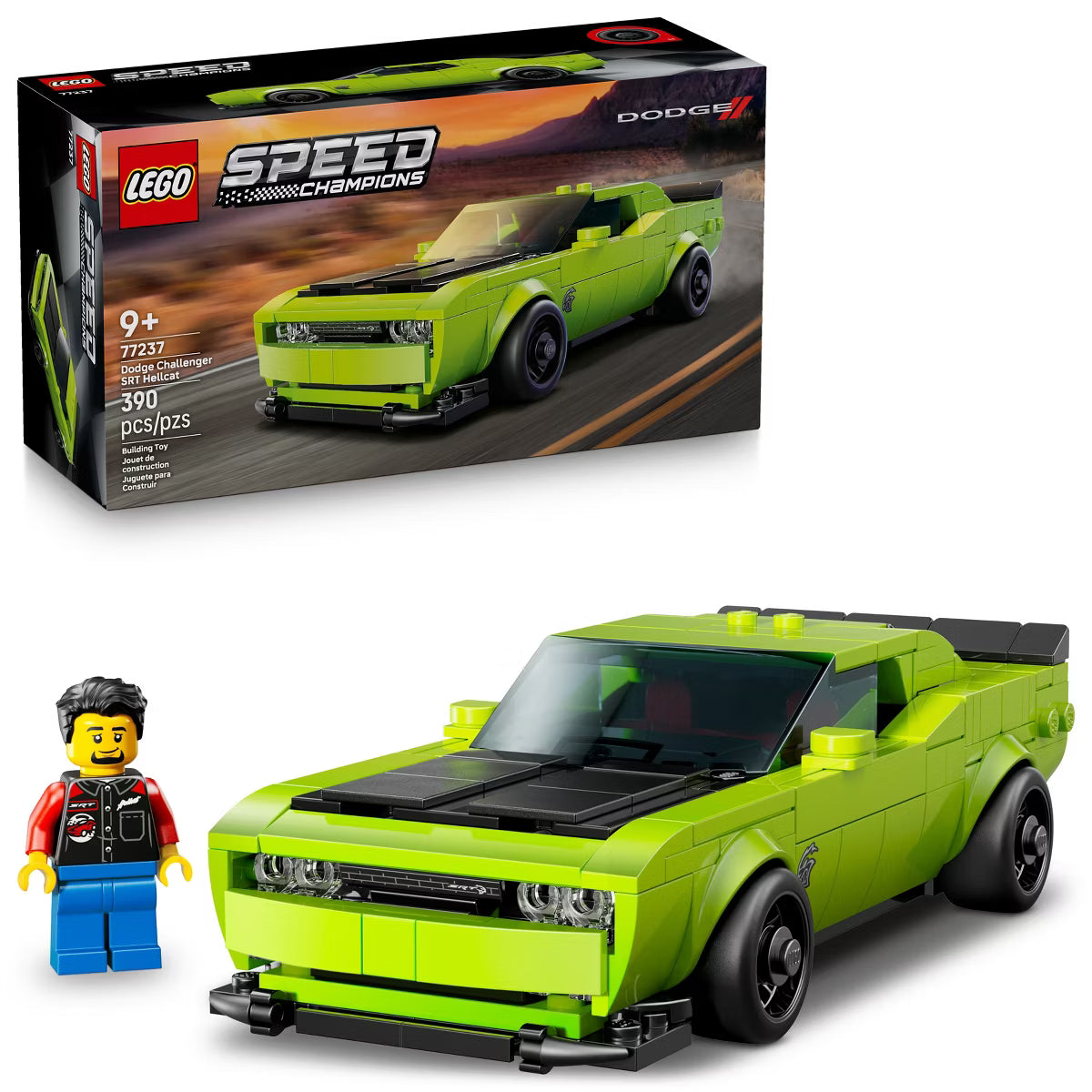 ليجو 77237 سبيد سيارة دودج تشالنجر إس آر تي مكعبات التركيب LEGO