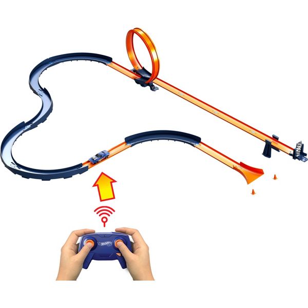 هوت ويلز لعبة مسار مع سيارة بريموت كنترول مركبات مع مسار HotWheels
