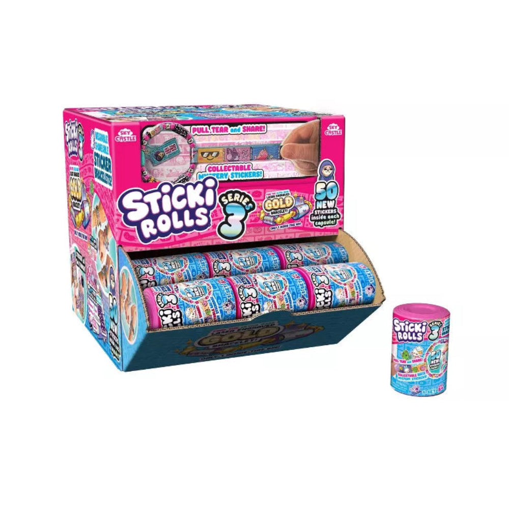 ستيكي رولز سوار ملصقات الإصدار 3 الخرز والاكسسوارات Sticki Rolls