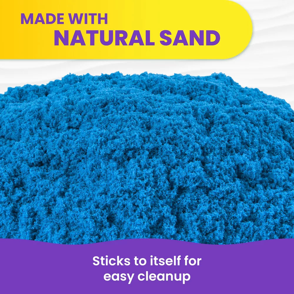 كينتيك ساند كيس رمل أزرق للشاطئ تشكيل الرمل Kinetic SAND