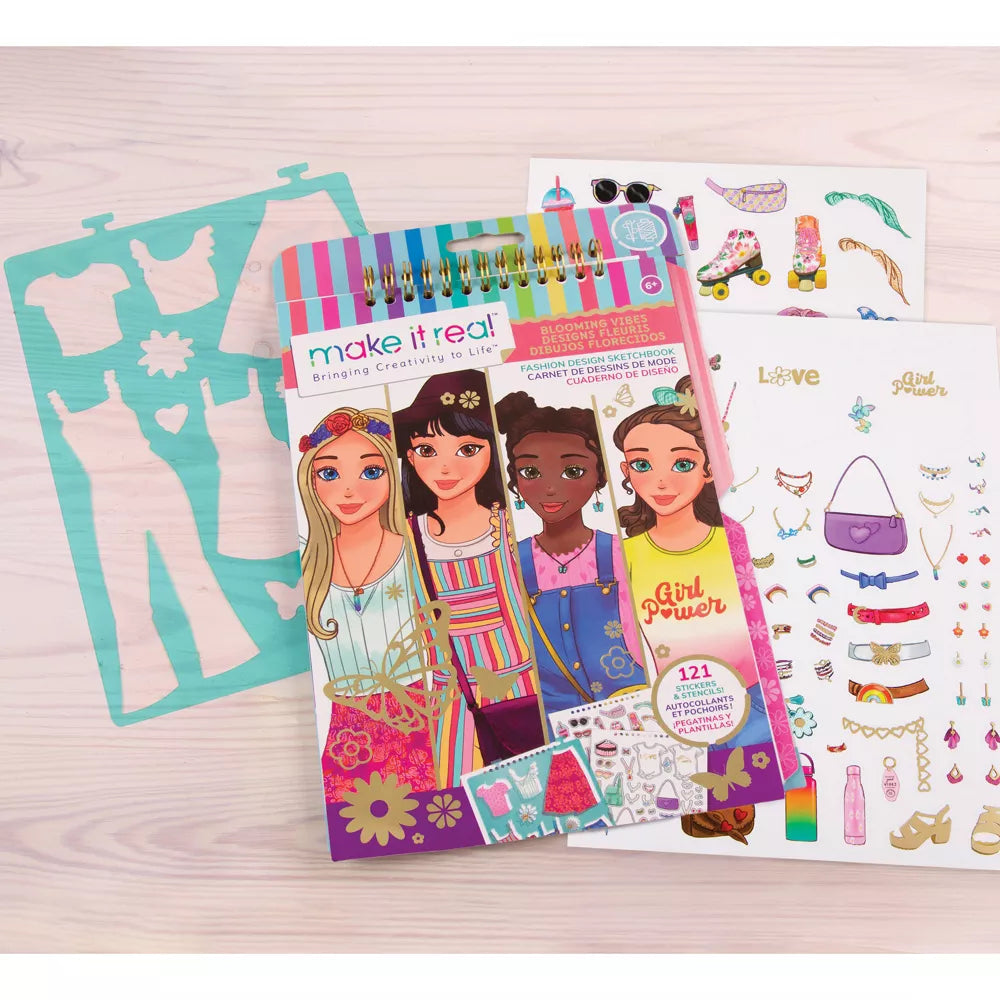 ميك ات ريل دفتر رسم بلومينج فايبس رسم و تلوين Make it Real