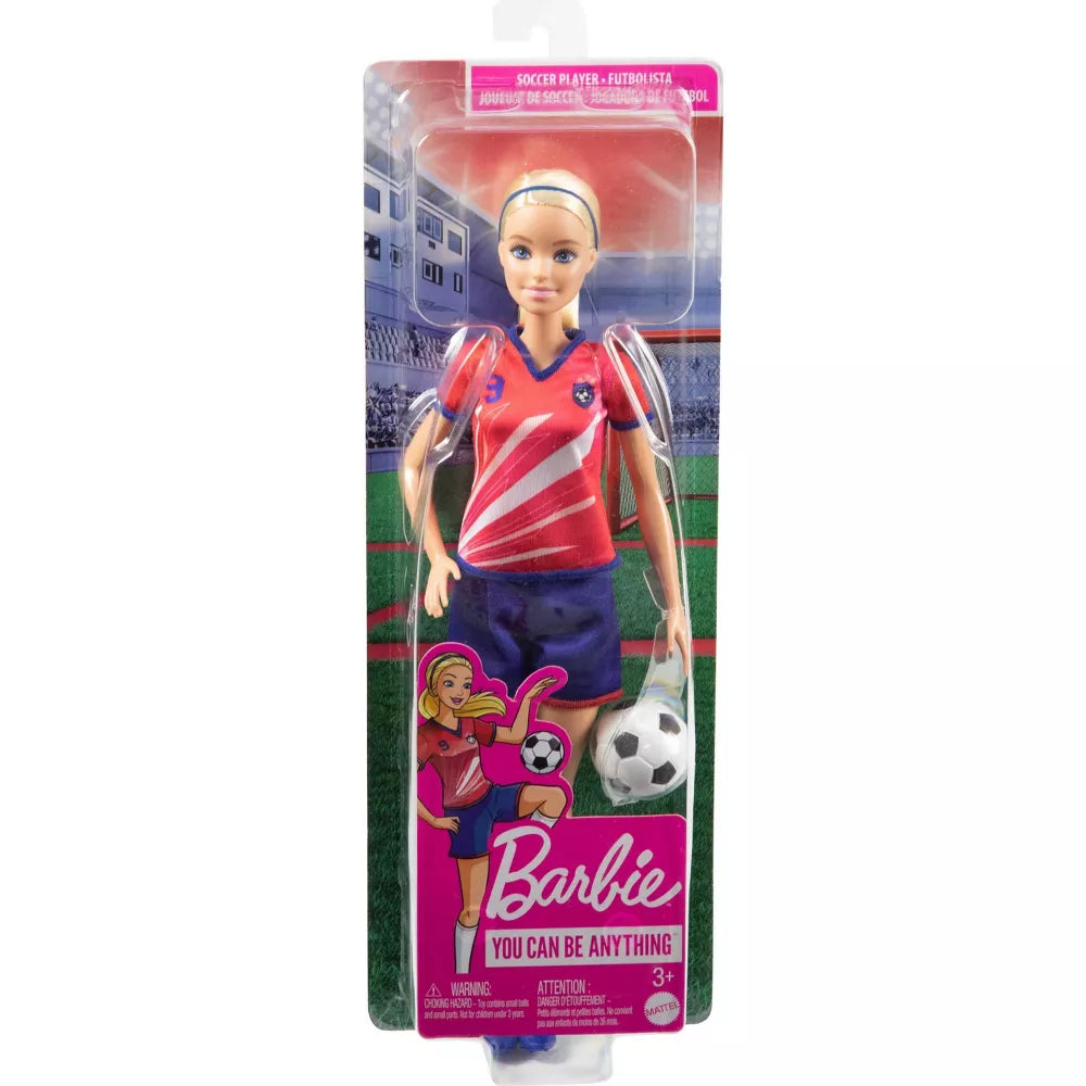 باربي دمية زي كرة القدم أحمر دمى الشخصيات Barbie