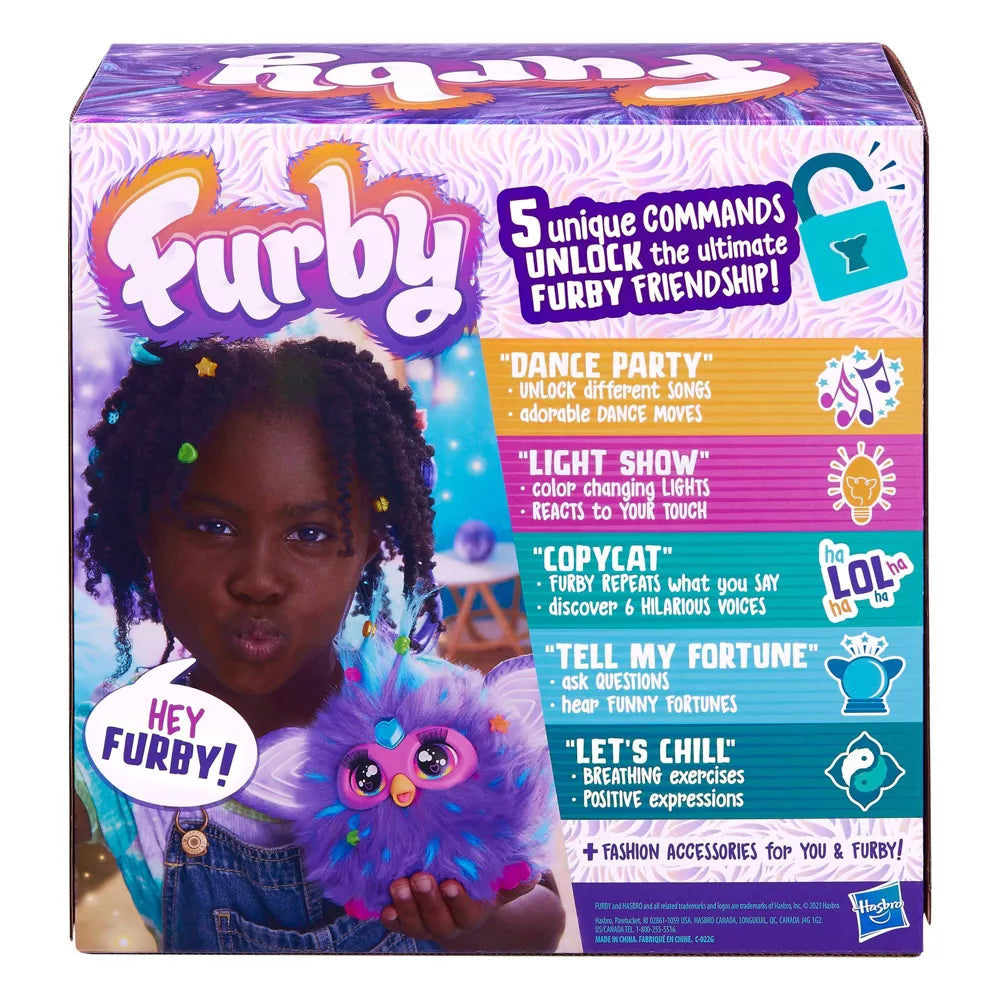 فوربي لعبة فوربي القطنية التفاعلية بنفسجي الالعاب القطنية Furby