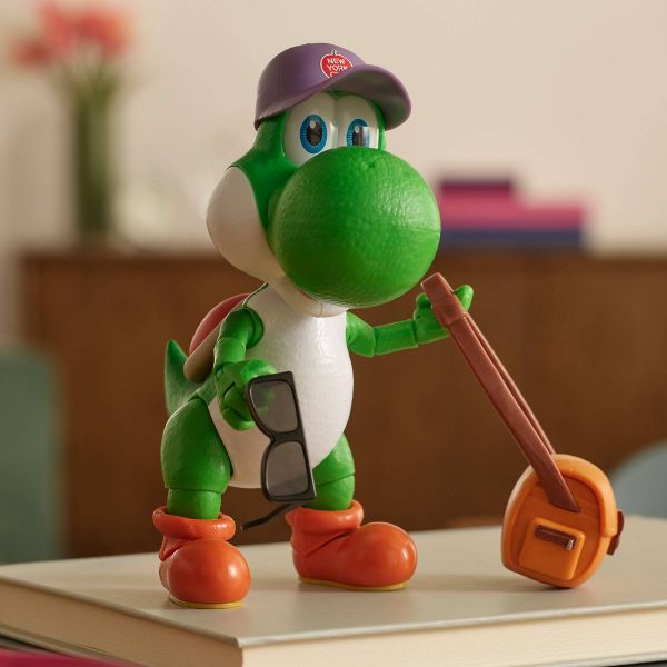 سوبر ماريو جالاكسي يوشي مع قبعة 12سم شخصيات كرتونية Super Mario