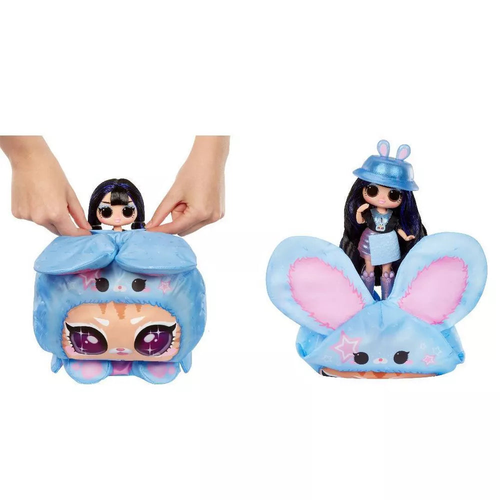 ال او ال سربرايز دمية أزياء أيا شيري مع زي أرنب أزرق قابلة للنفخ دمية مع اكسسوارات LOL Surprise