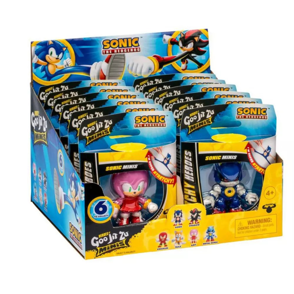 هيروز اوف جود جيت زو مجسمات سونيك اشكال متنوعة التمدد والضغط Heroes of Goo Jit Zu