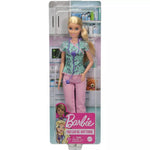 باربي دمية ممرضة شقراء دمية مع اكسسوارات Barbie