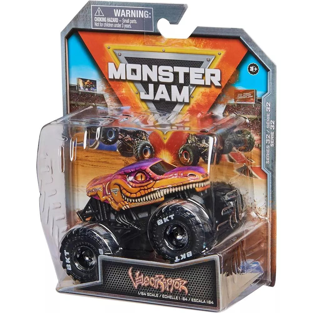 مونستر جام سيارة فيلوسيرابتور سيارات داي كاست Monster Jam