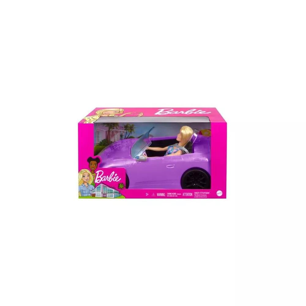باربي سيارة باربي قابلة للتحويل مع دمية دمية مع اكسسوارات Barbie