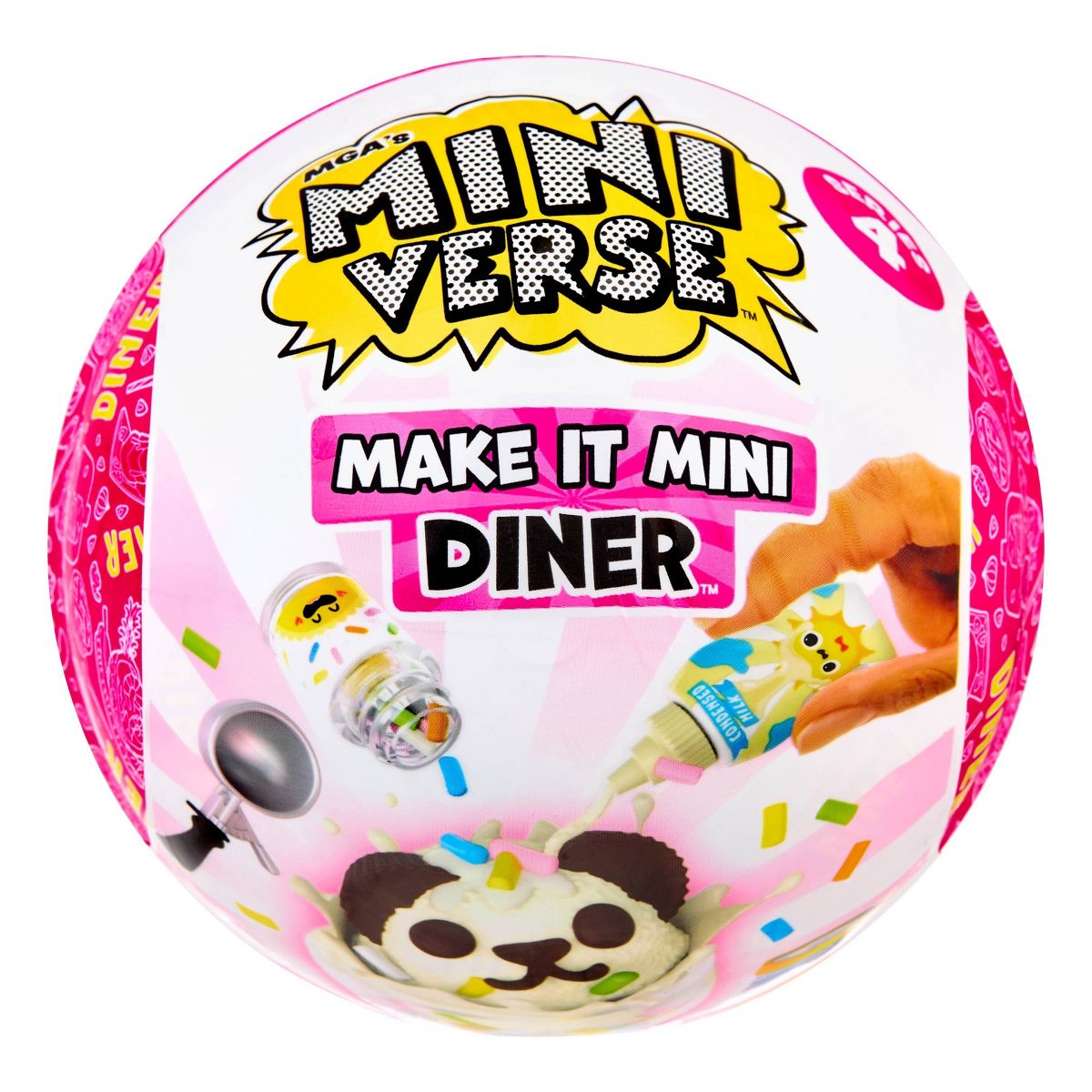 ميني فيرس بيضة مجسمات وجبة العشاء المجسمات Miniverse