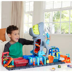 هوت ويلز محطة غسيل سيتي شارك 55 قطعة مركبات مع مسار HotWheels