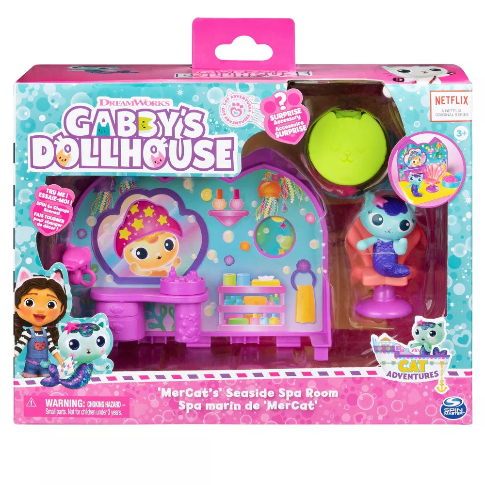 غابي دول هاوس غرفة سبا ميركات اكسسوارت الدمى Gabby Dollhouse