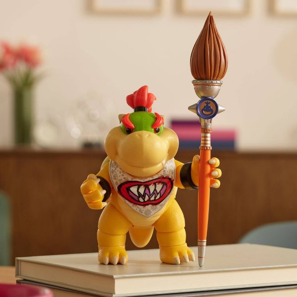 سوبر ماريو جالاكسي باوزر مع فرشاة رسم شخصيات كرتونية Super Mario