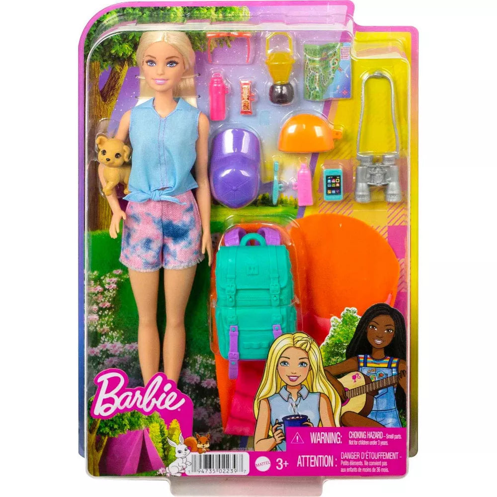 باربي دمية واكسسوارات التخييم دمية مع اكسسوارات Barbie