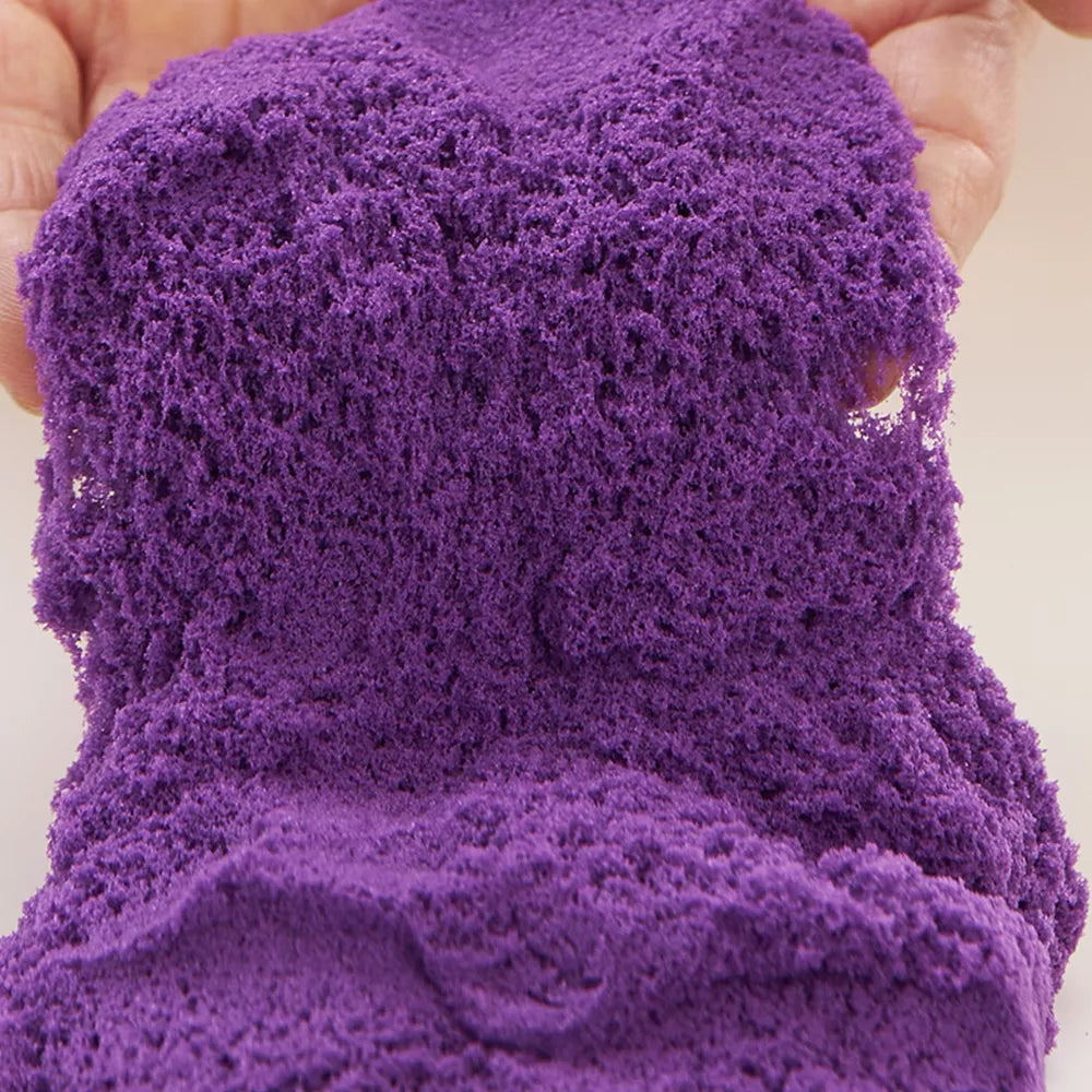 كينتيك ساند كيس رمل ارجواني للشاطئ تشكيل الرمل Kinetic SAND