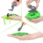 سماشرز بيضة ميجا جوراسيك المضيئة مجسمات الحيوانات Zuru