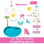 باربي فيلا بيت باربي الاحلام مع حمام السباحة بيوت الدمى Barbie