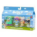 بلوي مجسم الجدات 4 قطع شخصيات كرتونية Bluey