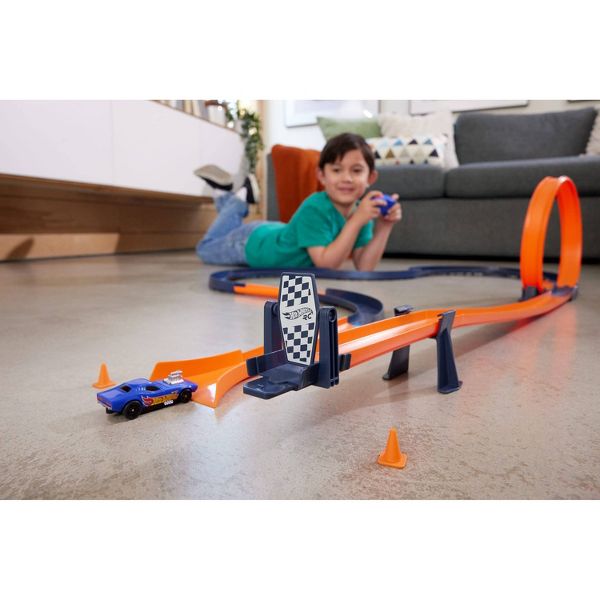 هوت ويلز لعبة مسار مع سيارة بريموت كنترول مركبات مع مسار HotWheels