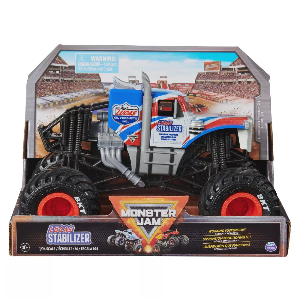 مونستر جام مجسم شاحنه معدني بألوان متنوعة سيارات داي كاست Monster Jam