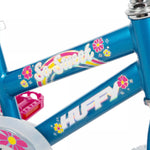 هافي دراجة سويت جيرلز بناتي أزرق مائي مقاس 12 دراجة 2 عجلة Huffy