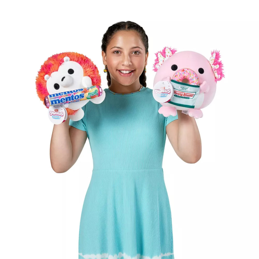 سناكلز مينتوس الفواكه القنفذ القطنية 40 سم الالعاب القطنية Zuru