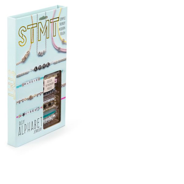 اس تي ام تي مجموعة مجوهرات الابجدية الخرز والاكسسوارات STMT