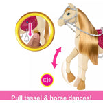 باربي لعبة حصان مع أصوات اكسسوارت الدمى Barbie