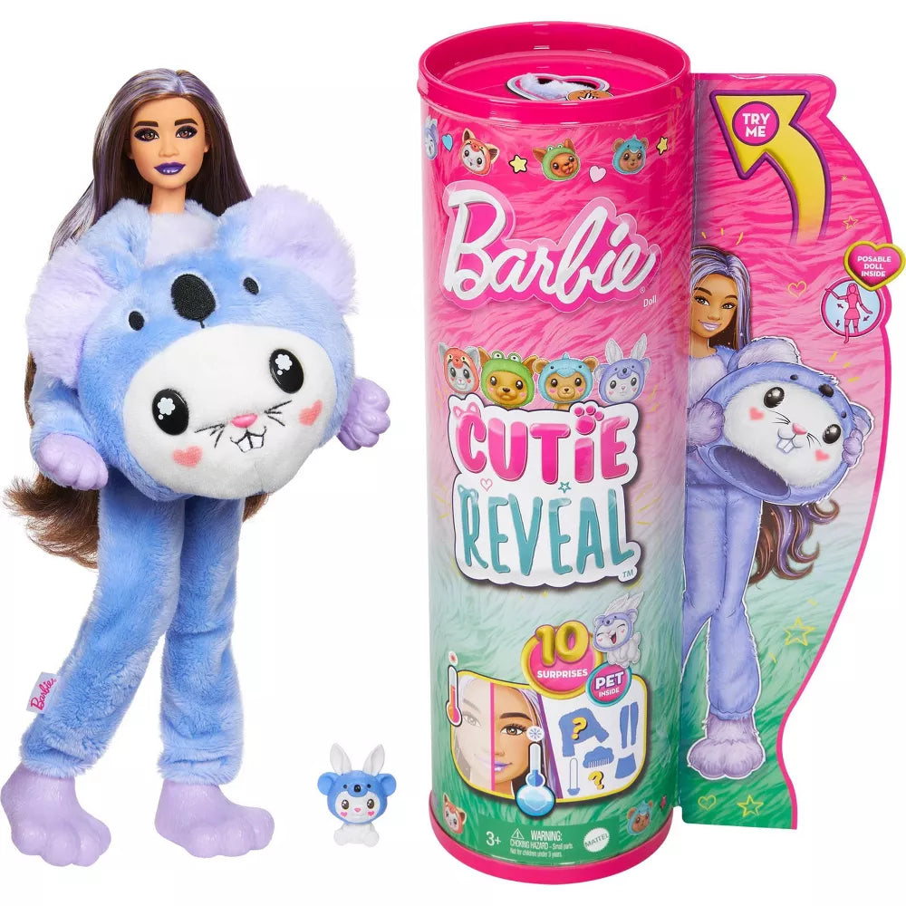 باربي دمية كيوتي ريفيل الارنب مع 10 مفاجآت دمية مع اكسسوارات Barbie