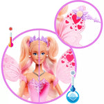 باربي دمية الجنية متغيرة اللون دمية مع اكسسوارات Barbie
