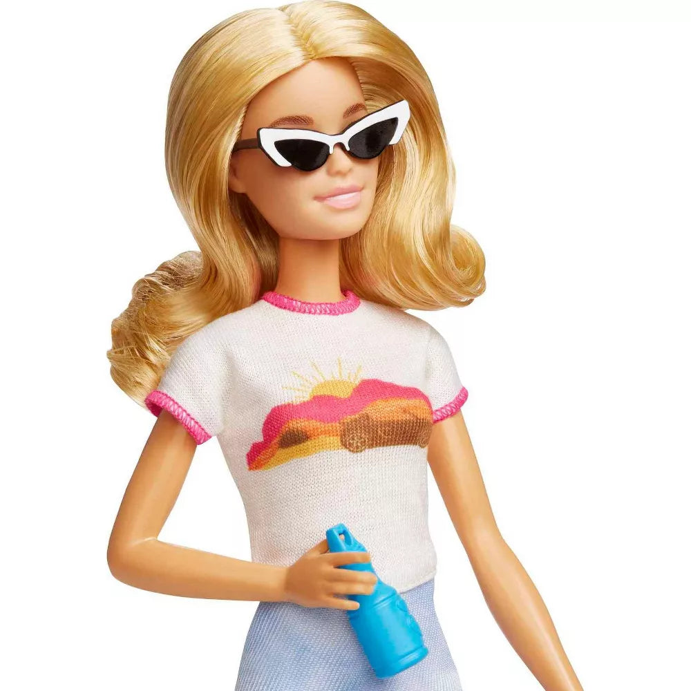 باربي دمية واكسسوارات السفر ماليبو مع جرو دمية مع اكسسوارات Barbie
