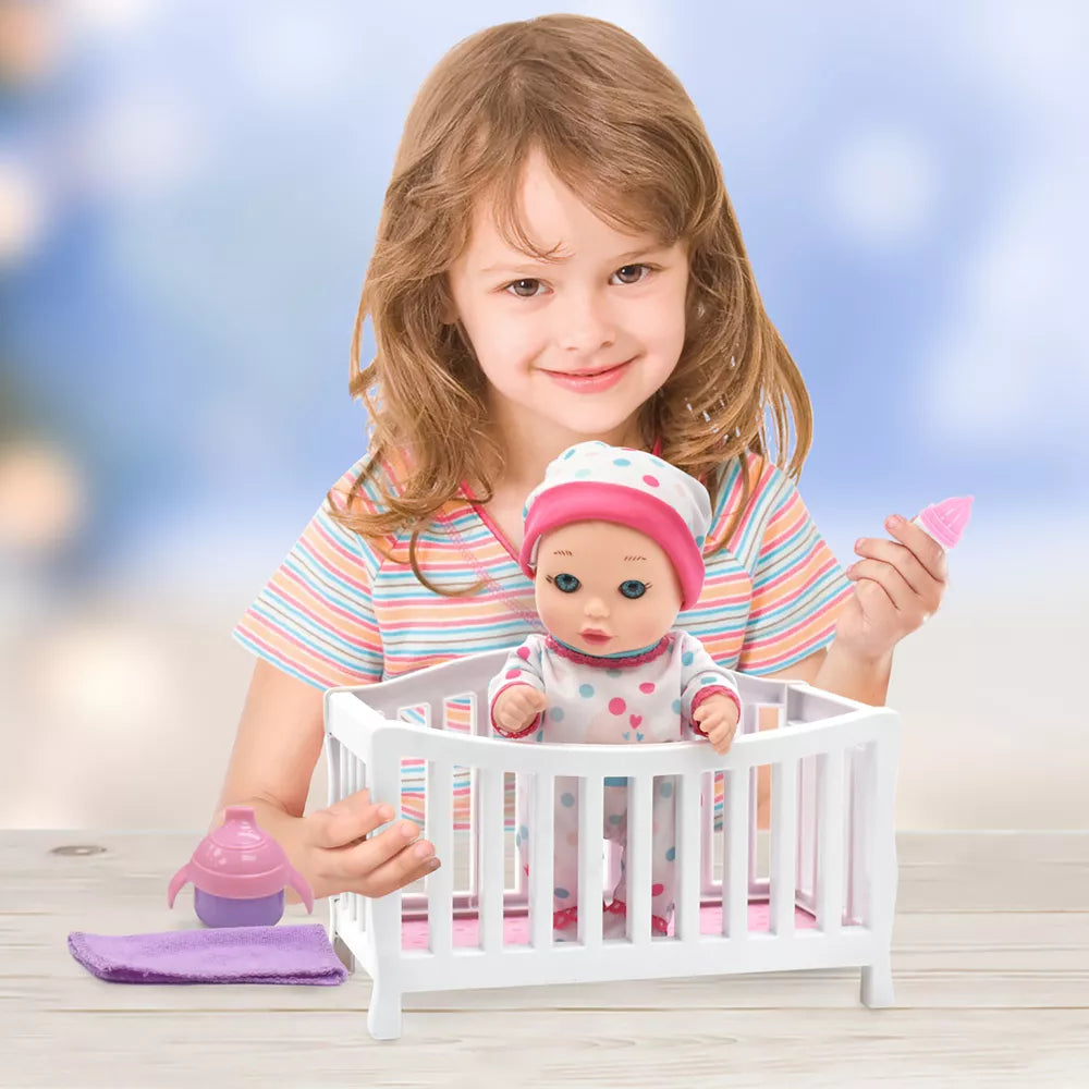 بيبي مزيونة دمية ليتل دارلينجز ان كريب دمى المواليد Baby Maziuna