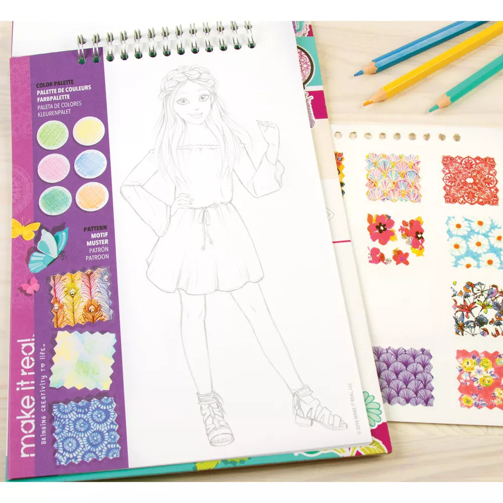 ميك ات ريل العاب تصميم الازياء اشكال متنوعة رسم و تلوين Make it Real