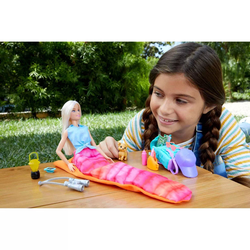 باربي دمية واكسسوارات التخييم دمية مع اكسسوارات Barbie