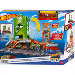 هوت ويلز محطة وقود سيتي سوبر ريتشارج مركبات مع مسار HotWheels