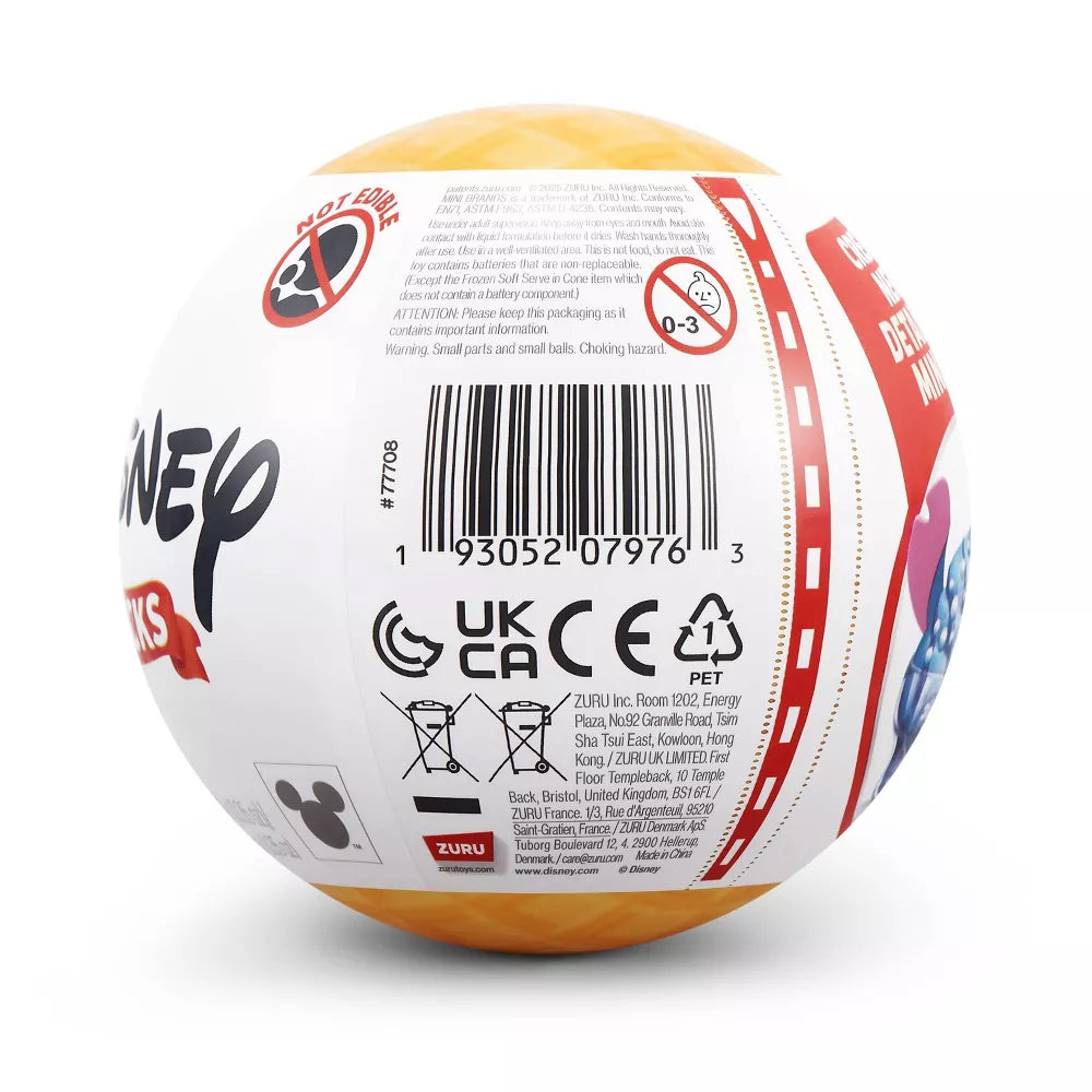 ميني براندز مفاجاة ديزني سناكس كرييت 1 شخصيات كرتونية Zuru