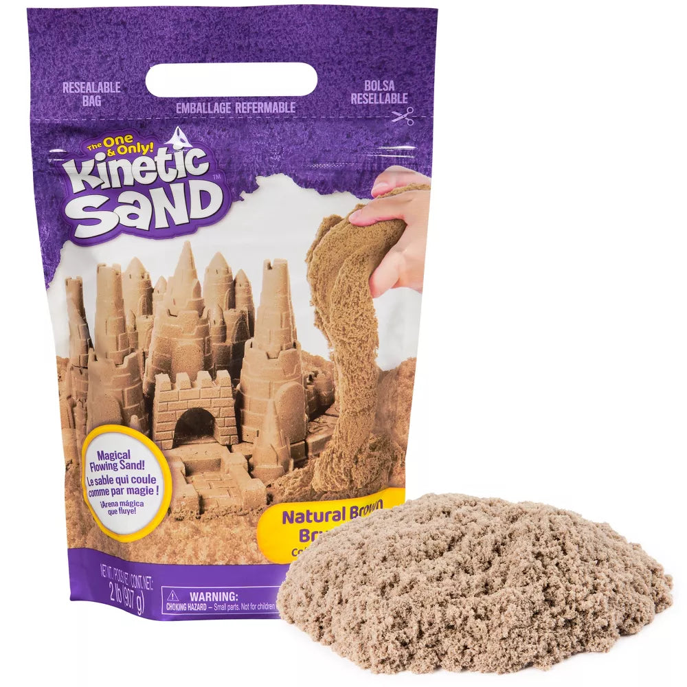 كينتيك ساند كيس رمل بني للشاطئ تشكيل الرمل Kinetic SAND