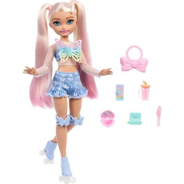 باربي دمية أزياء التزلج ماليبو دمية مع اكسسوارات Barbie