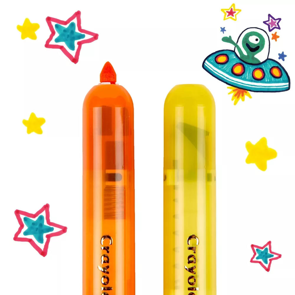 كرايولا اقلام ماركر قابلة للغسل مع اطراف قابلة للسحب 10 قطع رسم و تلوين Crayola