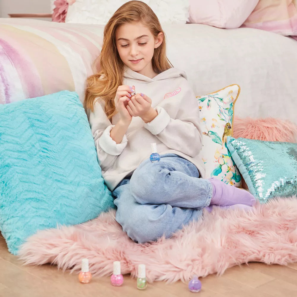 طلاء اظافر بقصاصات الورق الملونة كونفيتي من 3سي 4 جي المكياج والتجميل 3C4G