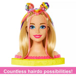 باربي رأس دمية فاخرة لتصفيف الشعر مع ملحقات دمية مع اكسسوارات Barbie